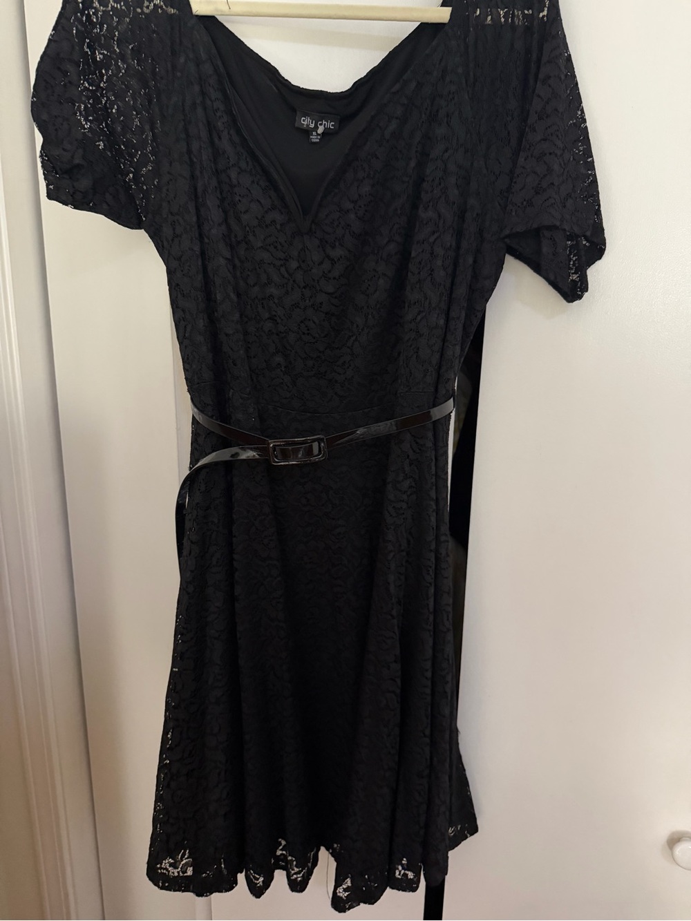 City Chic Black Plus Size Women's Top